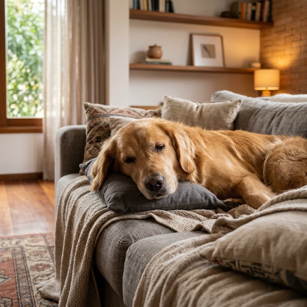 Por que seu cão dorme com você toda noite