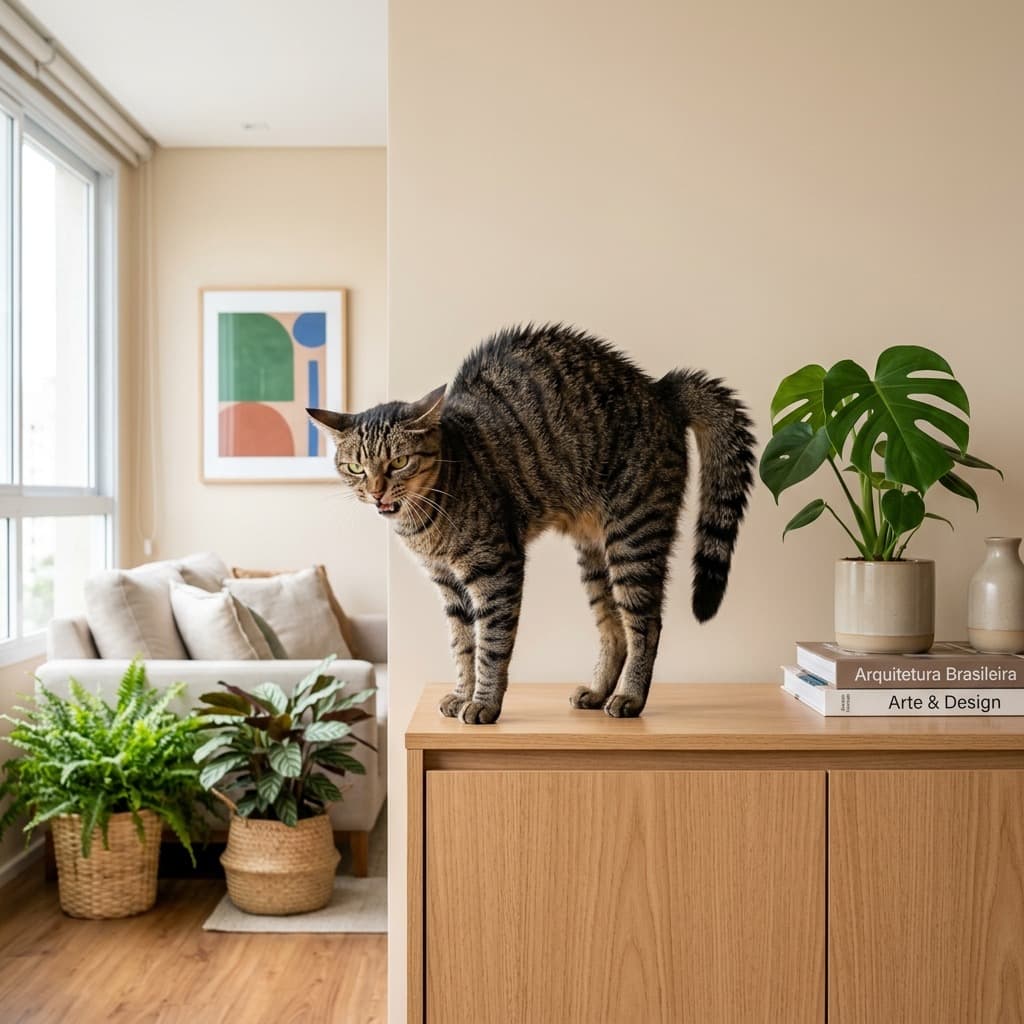 Orelha do gato para trás: o que significa e o que fazer