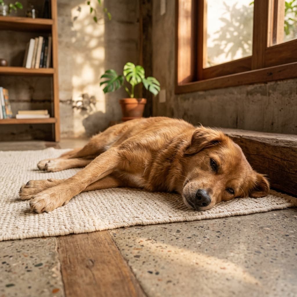 Por que seu cão gosta de se encostar em você de lado