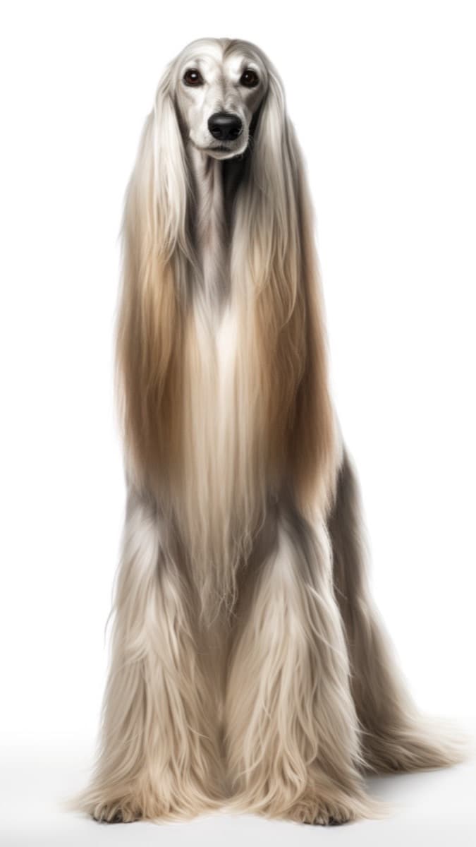 Afghan Hound — guia de ração por raça