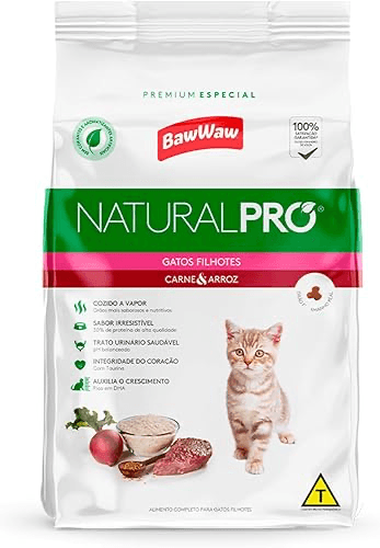 Baw Waw Natural Pro Gatos Filhotes