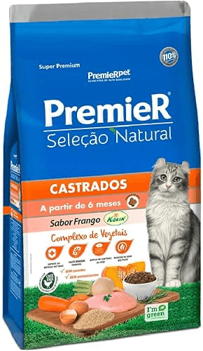 Premier Seleção Natural Gatos Castrados