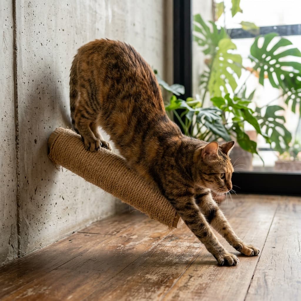 Gato arranha o sofá: por que é instinto, não birra
